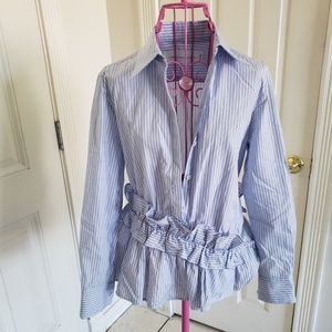 Victoria Beckham stripe blouse